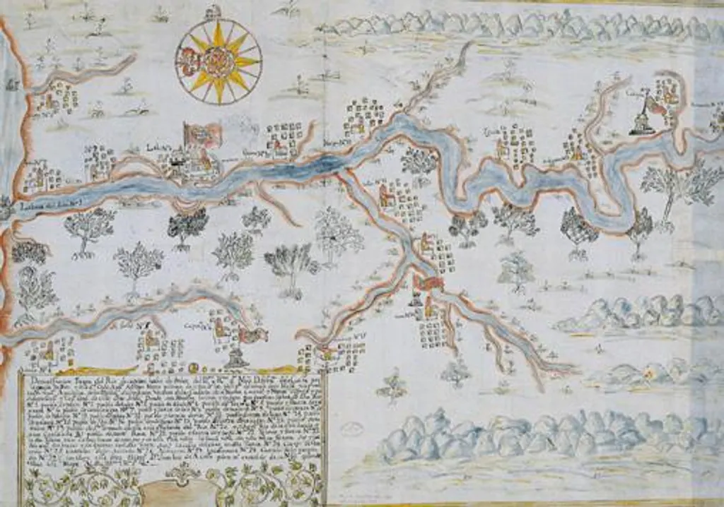 Mapa histórico del río Cagayán y el norte de Luzón