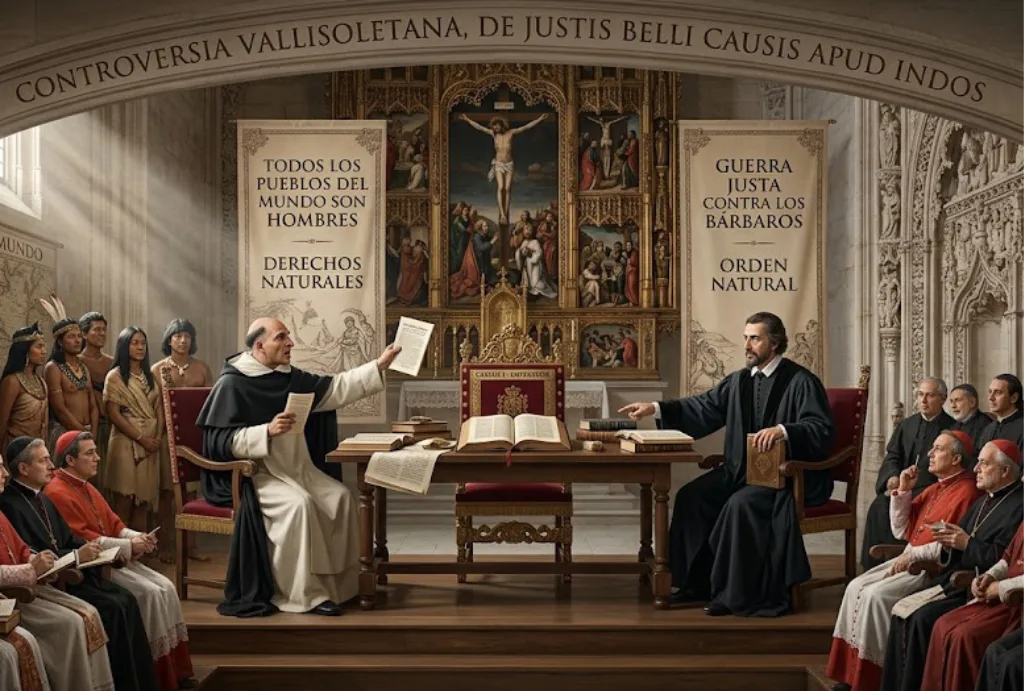 Recreación de la Controversia de Valladolid de 1550