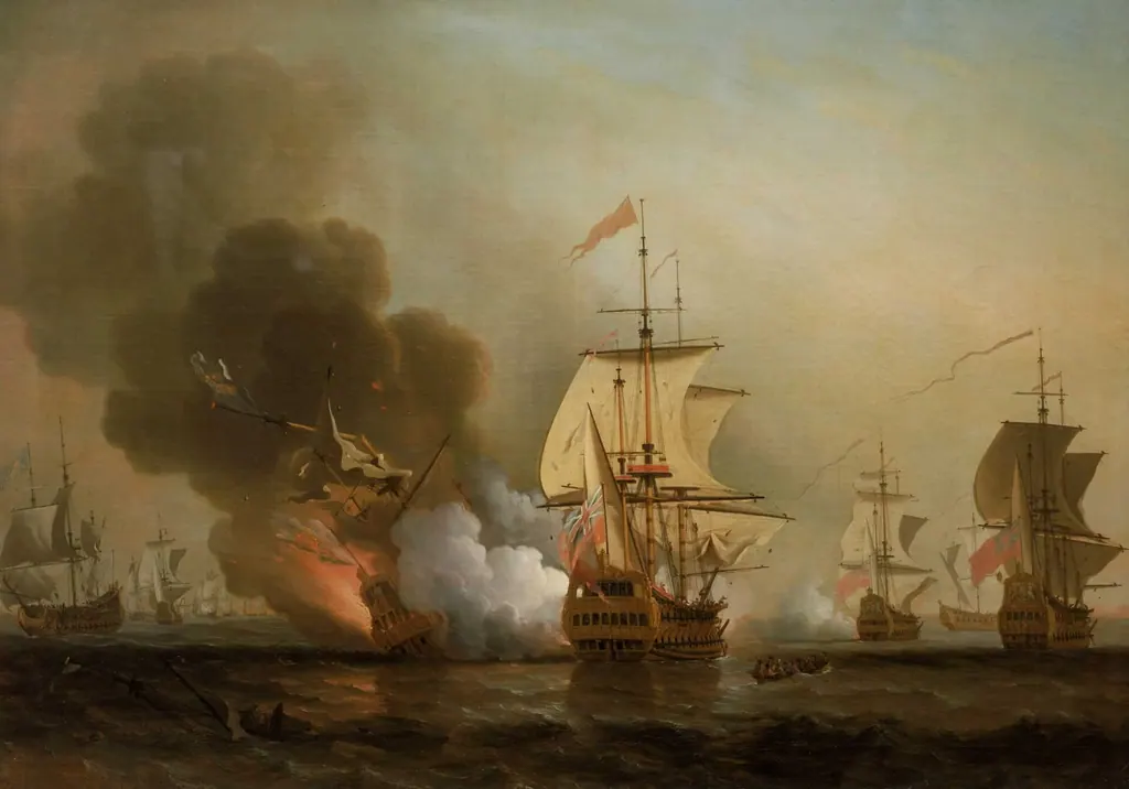 Combate naval de 1708 contra una flota española de Indias frente a Cartagena